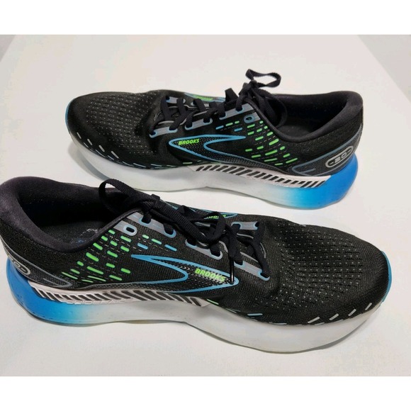 Brooks Glycerin GTS 20 Mens 12.5 Shoes Black Blue Or Running Walking 1103831D006 main image 8